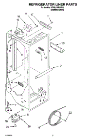02 - Refrigerator Liner Parts parts for Kitchenaid Refrigerator KSRB25FNSS00 from AppliancePartsPros.com