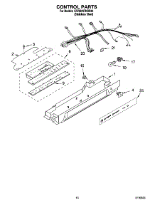 10 - Control Parts parts for Kitchenaid Refrigerator KSRB25FNSS00 from AppliancePartsPros.com