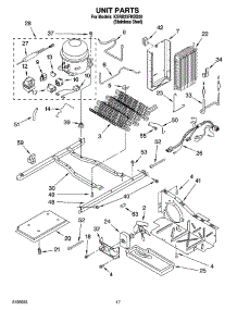 11 - Unit Parts parts for Kitchenaid Refrigerator KSRB25FNSS00 from AppliancePartsPros.com