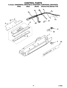 10 - Control Parts parts for Kitchenaid Refrigerator KSRP25FNBL00 from AppliancePartsPros.com