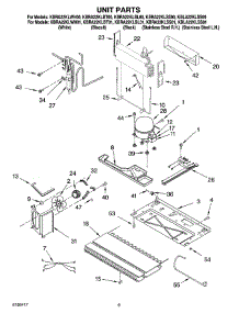 06 - Unit Parts parts for Kitchenaid Refrigerator KBRA22KLBT01 from AppliancePartsPros.com