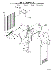 03 - Air Flow Parts parts for Kitchenaid Refrigerator KSRA22CNWH00 from AppliancePartsPros.com