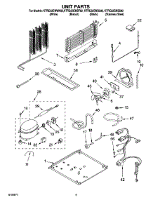 05 - Unit Parts parts for Kitchenaid Refrigerator KTRC22EMBL02 from AppliancePartsPros.com