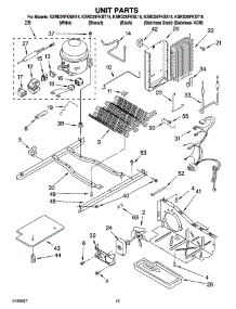 09 - Unit Parts parts for Kitchenaid Refrigerator KSRD25FKBT15 from AppliancePartsPros.com