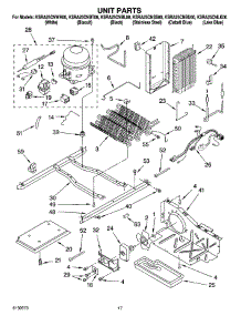 11 - Unit Parts parts for Kitchenaid Refrigerator KSRA25CNBL00 from AppliancePartsPros.com