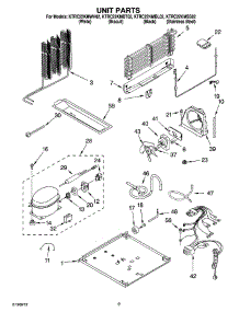 05 - Unit Parts parts for Kitchenaid Refrigerator KTRC22KMWH02 from AppliancePartsPros.com