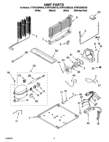 05 - Unit Parts parts for Kitchenaid Refrigerator KTRP22EMWH00 from AppliancePartsPros.com