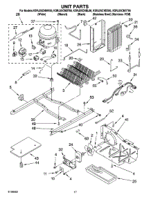 11 - Unit Parts parts for Kitchenaid Refrigerator KSRJ25CNSS00 from AppliancePartsPros.com