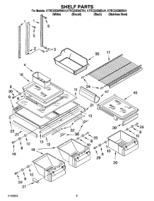 03 - Shelf Parts parts for Kitchenaid Refrigerator KTRC22EMBT01 from AppliancePartsPros.com