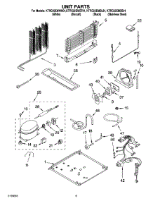 05 - Unit Parts parts for Kitchenaid Refrigerator KTRC22EMBT01 from AppliancePartsPros.com