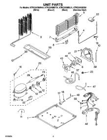 05 - Unit Parts parts for Kitchenaid Refrigerator KTRC22KMBT01 from AppliancePartsPros.com