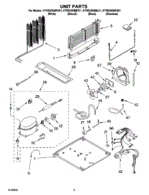 05 - Unit Parts parts for Kitchenaid Refrigerator KTRS22EMBT01 from AppliancePartsPros.com