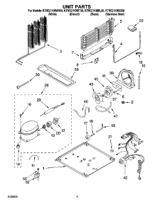 05 - Unit Parts parts for Kitchenaid Refrigerator KTRS21KMSS00 from AppliancePartsPros.com