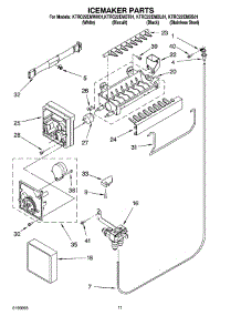 06 - Icemaker Parts parts for Kitchenaid Refrigerator KTRC22EMSS01 from AppliancePartsPros.com
