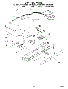 10 - Control parts for Kitchenaid Refrigerator KSRK25ILBT02 from AppliancePartsPros.com