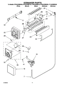 06 - Icemaker Parts parts for Kitchenaid Refrigerator KTRA22EMWH00 from AppliancePartsPros.com