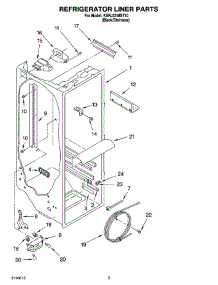 02 - Refrigerator Liner Parts parts for Kitchenaid Refrigerator KSRJ22IMST10 from AppliancePartsPros.com