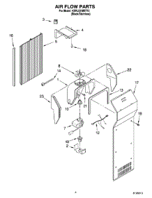 03 - Air Flow Parts parts for Kitchenaid Refrigerator KSRJ22IMST10 from AppliancePartsPros.com