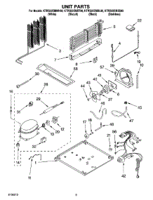 05 - Unit Parts parts for Kitchenaid Refrigerator KTRS22EMWH00 from AppliancePartsPros.com