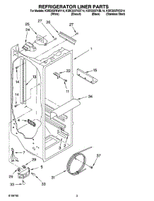 02 - Refrigerator Liner Parts parts for Kitchenaid Refrigerator KSRD25FKSS14 from AppliancePartsPros.com