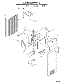 03 - Air Flow Parts parts for Kitchenaid Refrigerator KSRG22FKBL15 from AppliancePartsPros.com