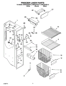 04 - Freezer Liner Parts parts for Kitchenaid Refrigerator KSRG22FKBL15 from AppliancePartsPros.com
