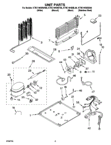 05 - Unit Parts parts for Kitchenaid Refrigerator KTRC19KMBT00 from AppliancePartsPros.com