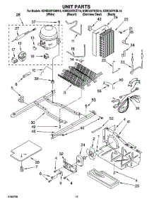 09 - Unit Parts parts for Kitchenaid Refrigerator KSRD22FKBL14 from AppliancePartsPros.com