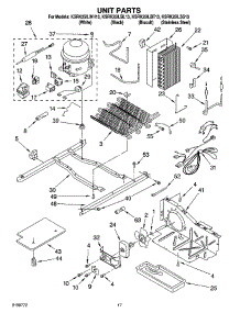 11 - Unit Parts parts for Kitchenaid Refrigerator KSRK25ILSS13 from AppliancePartsPros.com