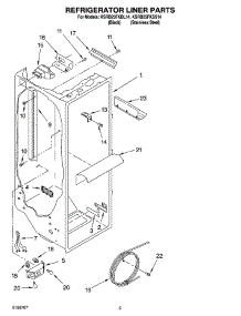 02 - Refrigerator Liner Parts parts for Kitchenaid Refrigerator KSRB25FKBL14 from AppliancePartsPros.com