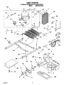 10 - Unit Parts parts for Kitchenaid Refrigerator KSRB22FKBL14 from AppliancePartsPros.com