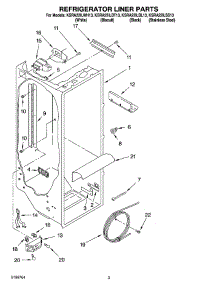 02 - Refrigerator Liner Parts parts for Kitchenaid Refrigerator KSRA22ILWH13 from AppliancePartsPros.com