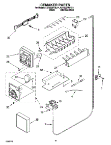 11 - Icemaker Parts parts for Kitchenaid Refrigerator KSRB22FKBL14 from AppliancePartsPros.com