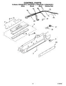 08 - Control Parts parts for Kitchenaid Refrigerator KSRA25KKBT12 from AppliancePartsPros.com