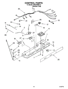 10 - Control Parts parts for Kitchenaid Refrigerator KSRJ25IMST10 from AppliancePartsPros.com