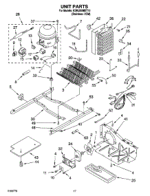 11 - Unit Parts parts for Kitchenaid Refrigerator KSRJ25IMST10 from AppliancePartsPros.com