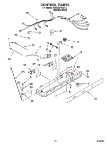 10 - Control Parts parts for Kitchenaid Refrigerator KSRG25FKSS15 from AppliancePartsPros.com