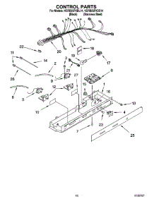 10 - Control Parts parts for Kitchenaid Refrigerator KSRB25FKSS14 from AppliancePartsPros.com