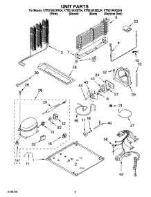 05 - Unit Parts parts for Kitchenaid Refrigerator KTRS19KKSS04 from AppliancePartsPros.com