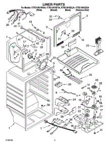 02 - Liner Parts parts for Kitchenaid Refrigerator KTRS19KKBL04 from AppliancePartsPros.com