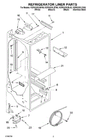 02 - Refrigerator Liner Parts parts for Kitchenaid Refrigerator KSRK22XLBT00 from AppliancePartsPros.com