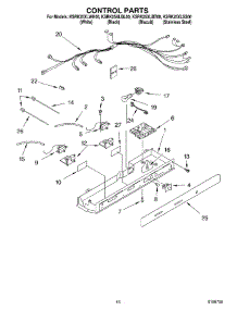 10 - Control Parts parts for Kitchenaid Refrigerator KSRK25XLSS00 from AppliancePartsPros.com