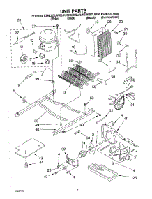11 - Unit Parts parts for Kitchenaid Refrigerator KSRK25XLBL00 from AppliancePartsPros.com