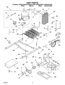 10 - Unit Parts parts for Kitchenaid Refrigerator KSRK22XLWH00 from AppliancePartsPros.com