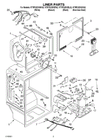 02 - Liner Parts parts for Kitchenaid Refrigerator KTRP22EKBT02 from AppliancePartsPros.com