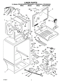 02 - Liner Parts parts for Kitchenaid Refrigerator KTRC22KKBL03 from AppliancePartsPros.com
