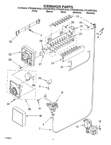 06 - Icemaker Parts parts for Kitchenaid Refrigerator KTRA22ELWH02 from AppliancePartsPros.com