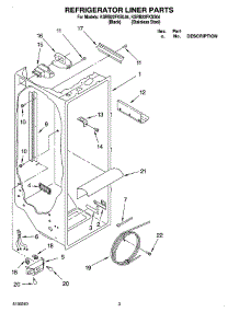 02 - Refrigerator Liner Parts parts for Kitchenaid Refrigerator KSRB22FKSS04 from AppliancePartsPros.com