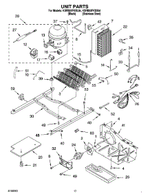 10 - Unit Parts parts for Kitchenaid Refrigerator KSRB22FKSS04 from AppliancePartsPros.com