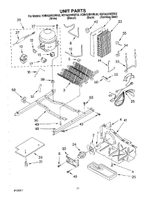 08 - Unit Parts parts for Kitchenaid Refrigerator KSRA22KKBT02 from AppliancePartsPros.com